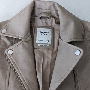 NWOT Abercrombie & Fitch vegan leather moto jacket